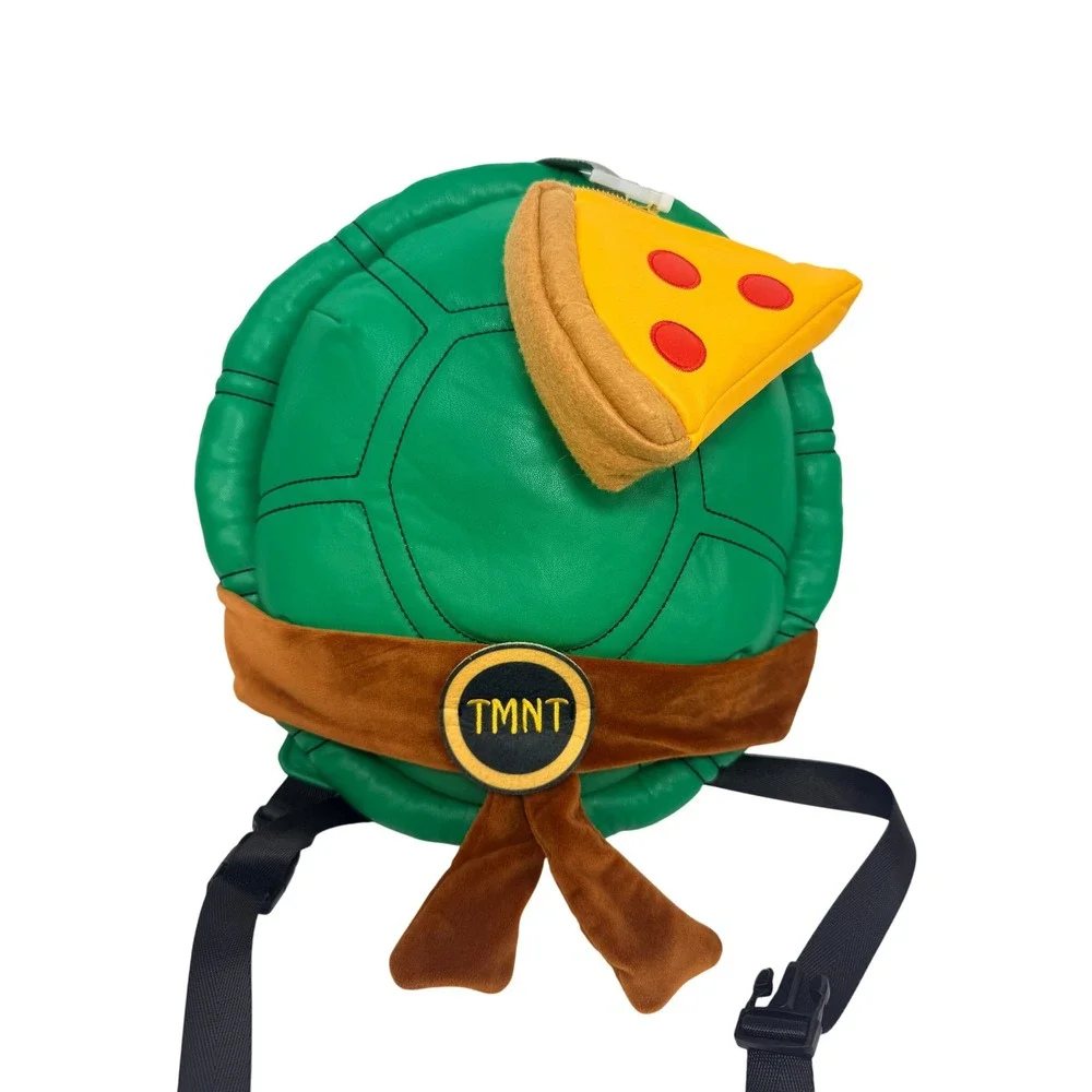 Teenage Mutant Ninja Turtles TMNT Shell Backpack Pizza Slice Kids Bag NEW -BQ
